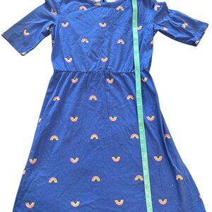 Old Navy Blue Rainbow Print Dress – Girls Large (10–12)